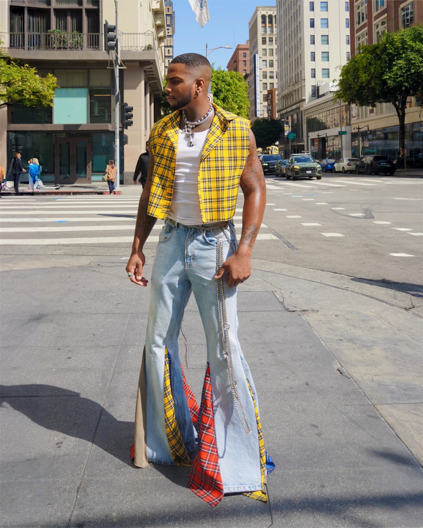 Plaid Crop Top