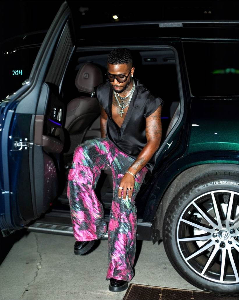 Cabo Sequin Cargo Pants - ELEVATION XII