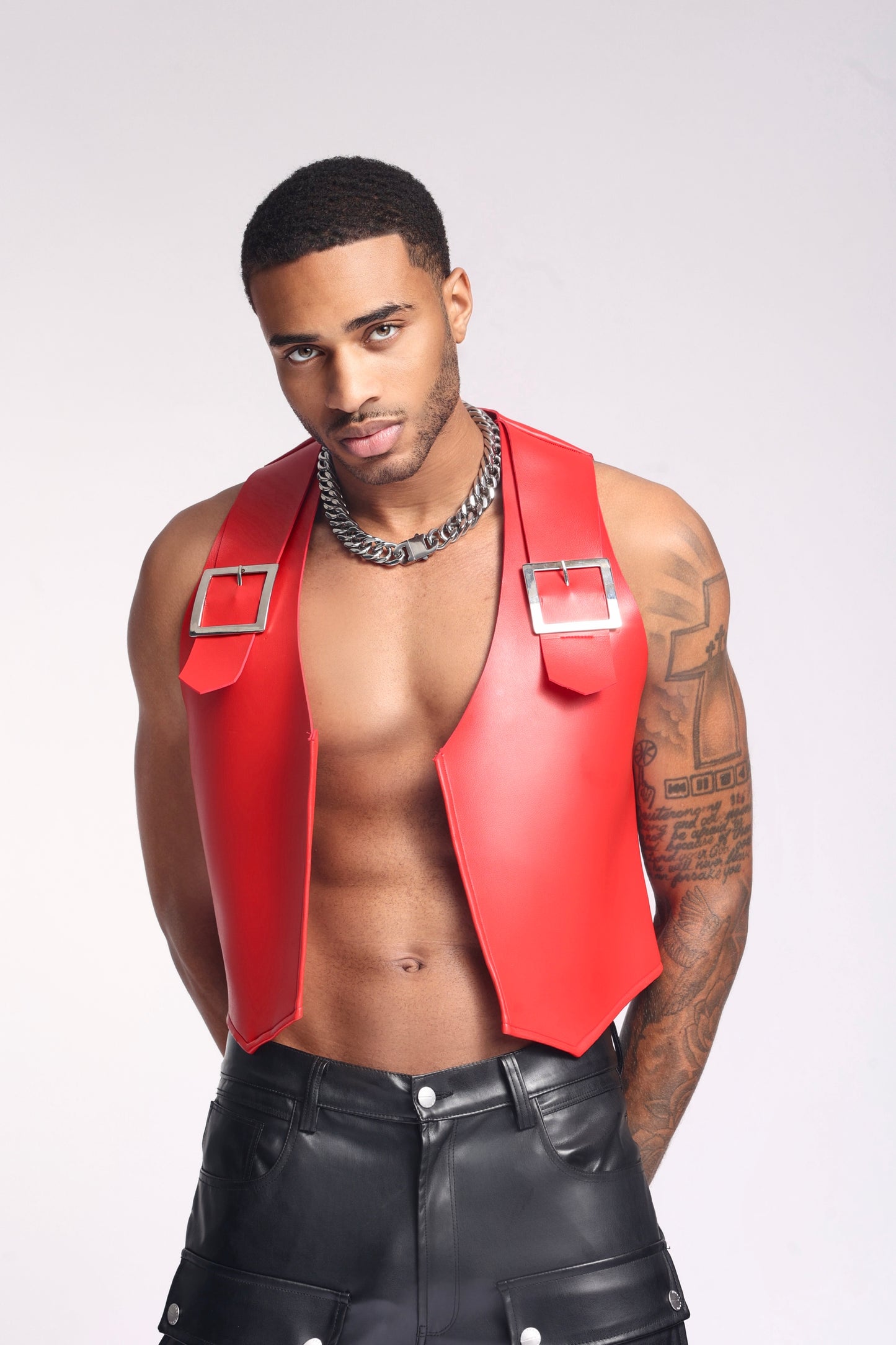 Venez Leather Vest