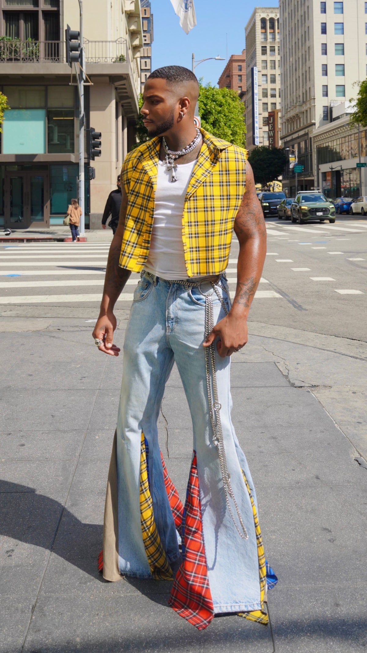 Plaid Crop Shirt