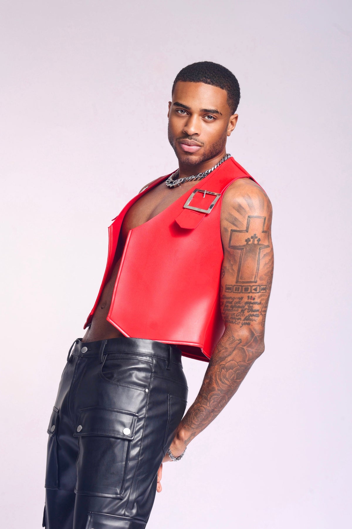 Venez Leather Vest