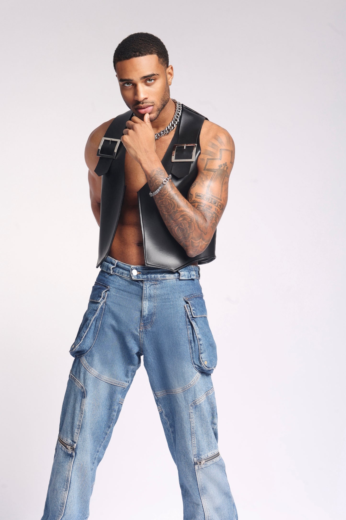 Venez Leather Vest
